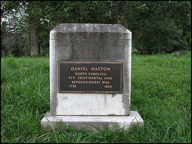 Grave of Daniel Haston