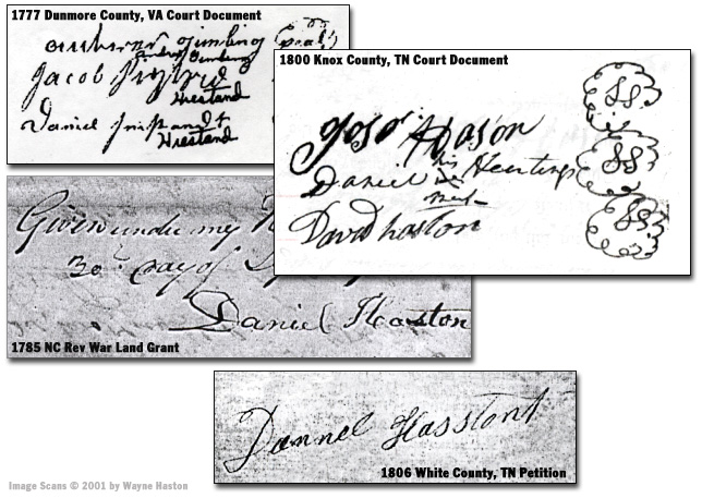 Four "Daniel" Signatures