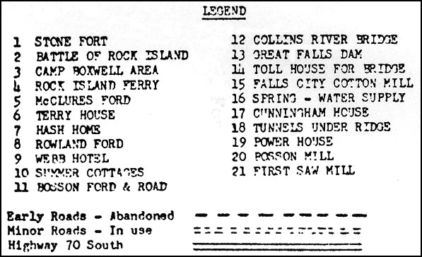 Rock Island area map - legend
