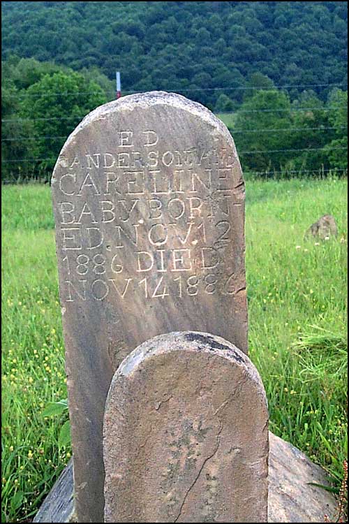 Infant of William Edward & Caroline Anderson Grave - Austin Cemetery