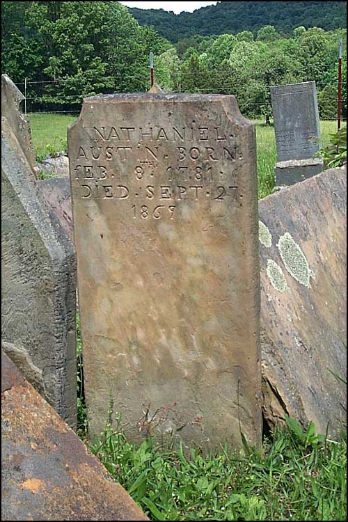 Nathaniel Austin Grave - Austin Cemetery