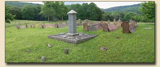 Panoramic View of Austin Cemetery - Lost Creek Community