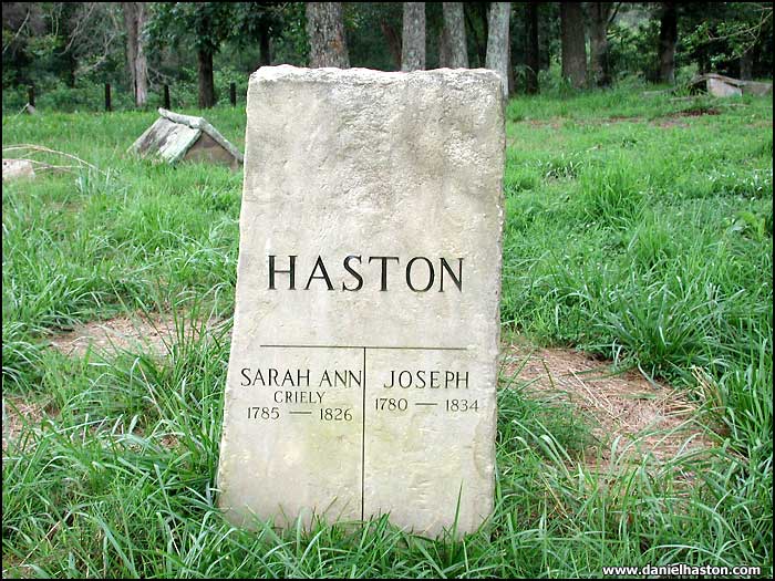 Sarah Ann Criely Haston Grave - Big Fork Cemetery