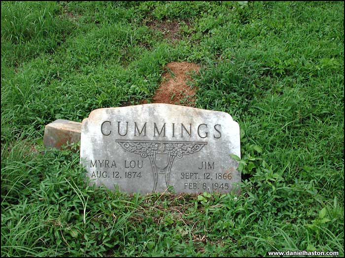 Jim Cummings Grave - Big Fork Cemetery