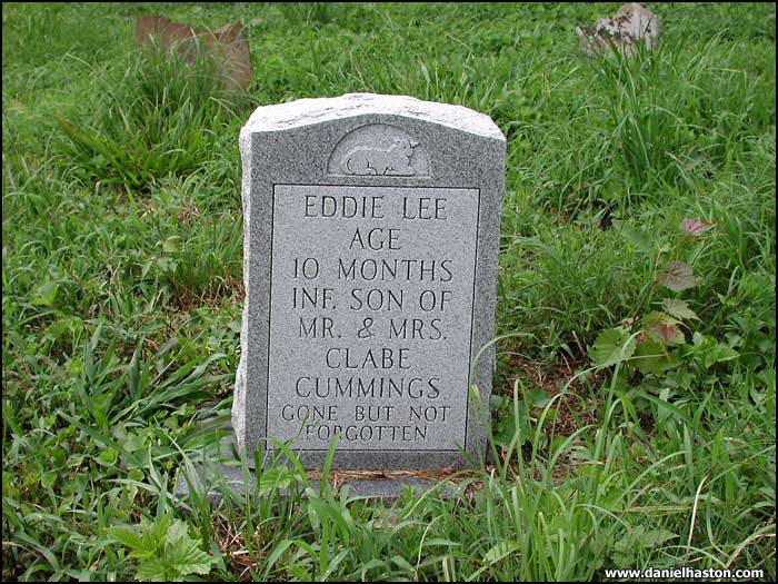 Eddie Lee Cummings Grave - Big Fork Cemetery