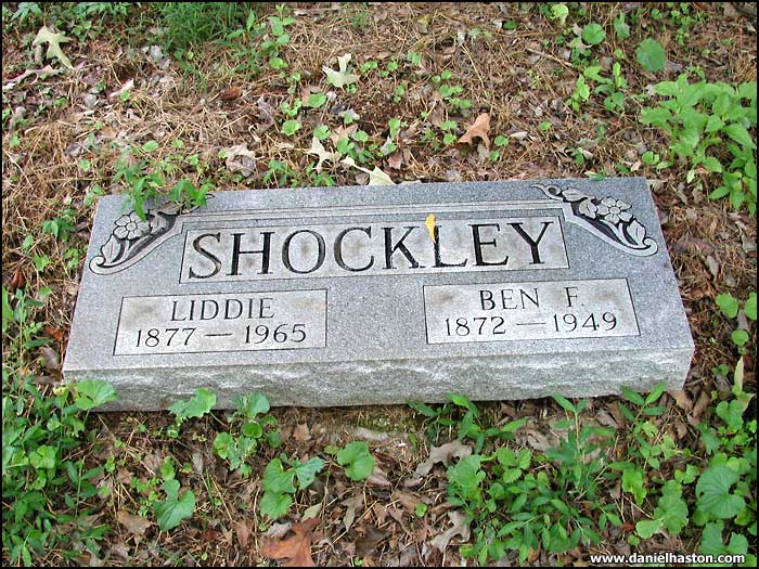 Ben F. Shockley Grave - Big Fork Cemetery