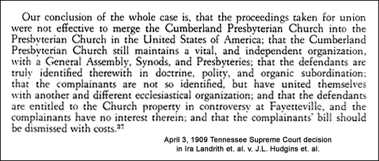 April 5, 1909 Tennessee State Supreme Court Decision